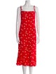 Reformation Floral Print Long Dress