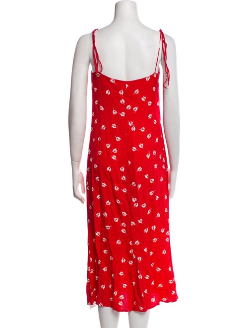 Reformation Floral Print Long Dress