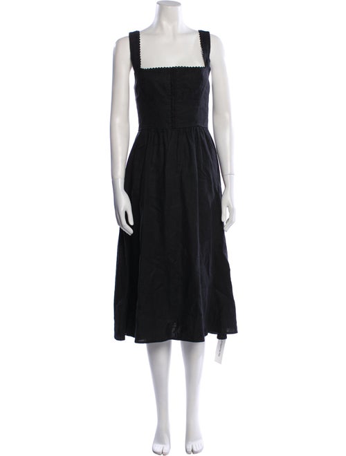 Reformation Linen Midi Length Dress