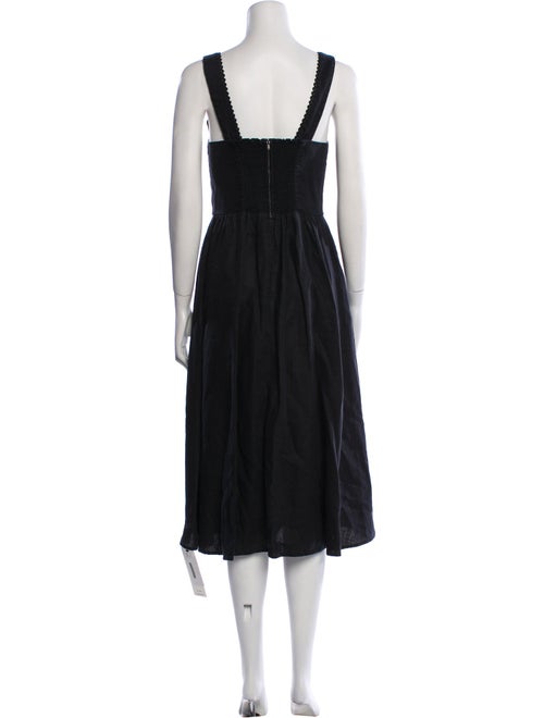Reformation Linen Midi Length Dress