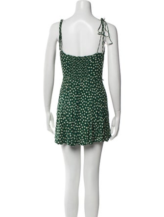 Reformation Floral Print Mini Dress