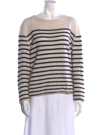 Reformation Cashmere Striped Sweatshirt
