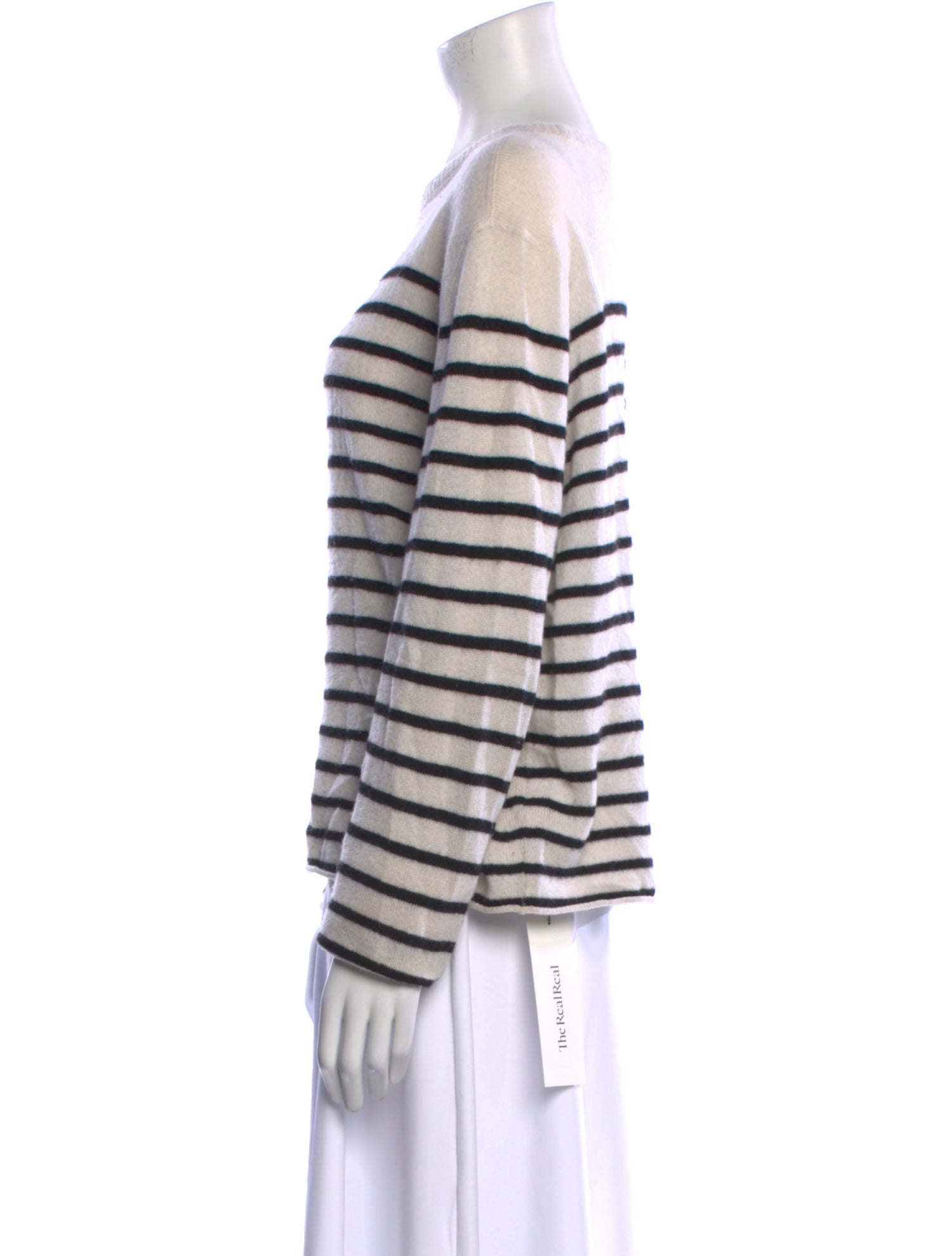 Reformation Cashmere Striped Sweatshirt