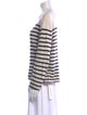 Reformation Cashmere Striped Sweatshirt