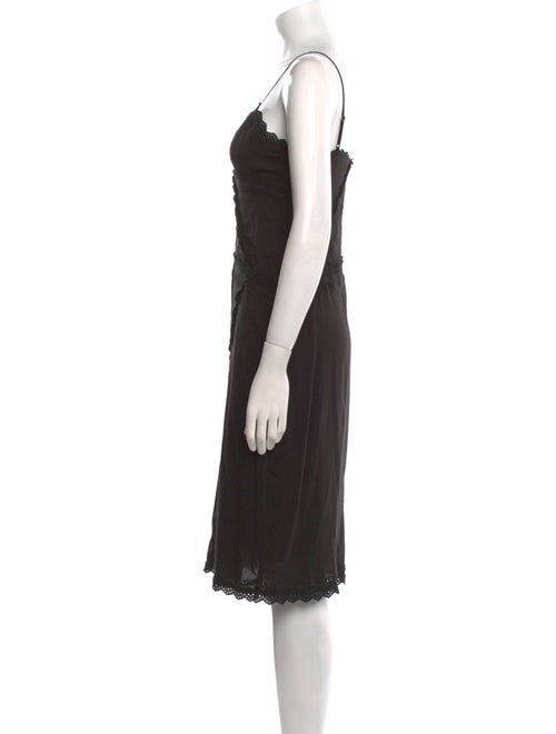Reformation V-Neck Knee-Length Dress