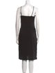 Reformation V-Neck Knee-Length Dress