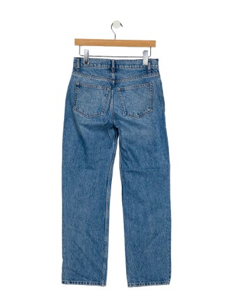 Reformation Mid-Rise Straight Leg Jeans