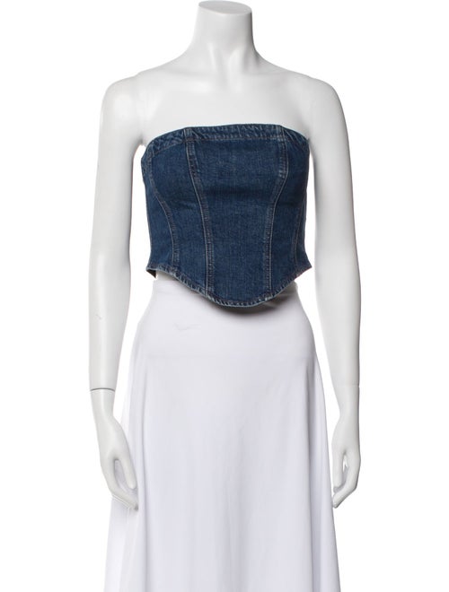 Reformation Strapless Crop Top