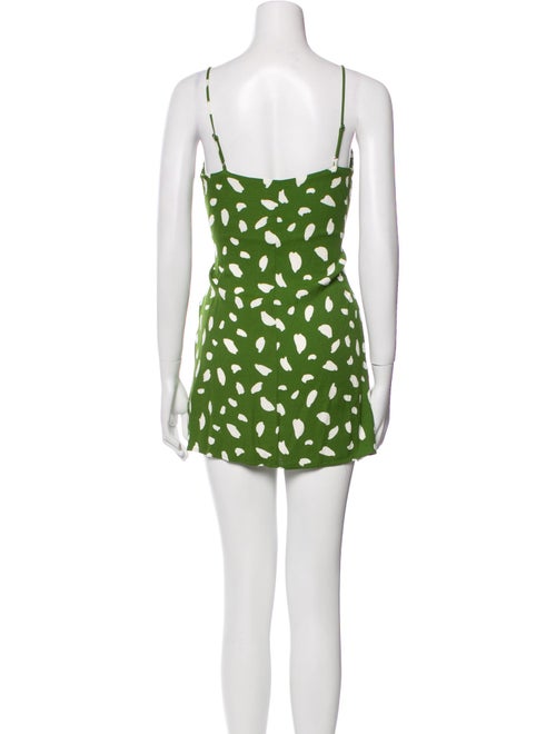 Reformation Polka Dot Print Scoop Neck Tunic