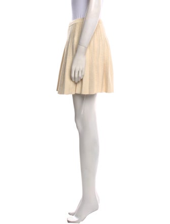 Reformation Pleated Accents Mini Skirt