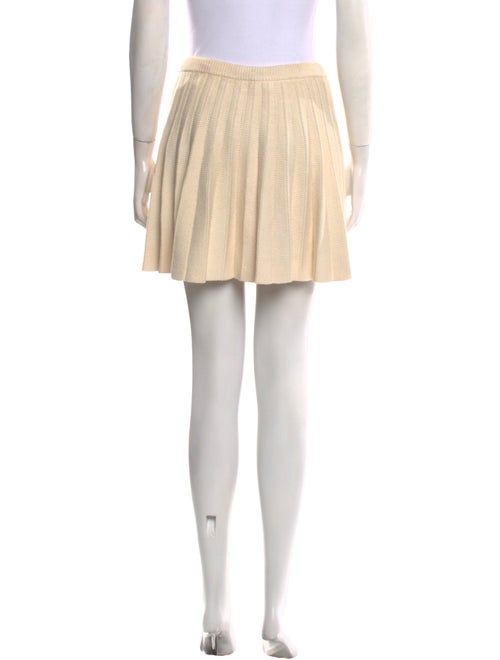 Reformation Pleated Accents Mini Skirt