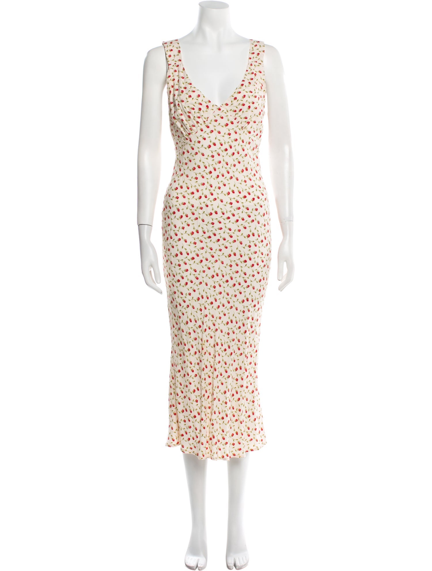 Reformation Printed Long Dress