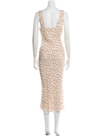 Reformation Printed Long Dress