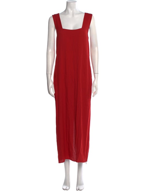 Reformation Square Neckline Long Dress