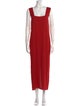 Reformation Square Neckline Long Dress