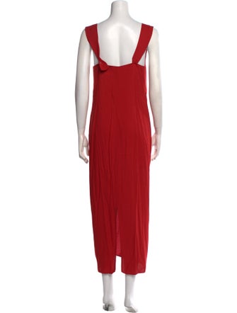 Reformation Square Neckline Long Dress