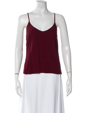 Reformation Silk Scoop Neck Top