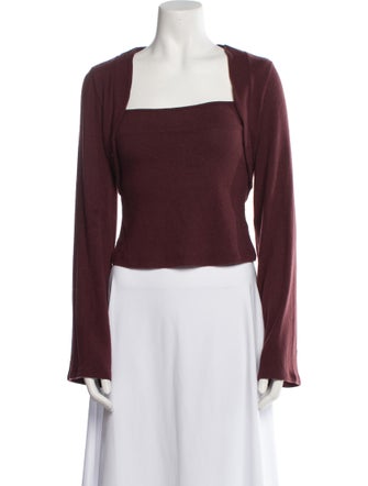 Reformation Square Neckline Sweater