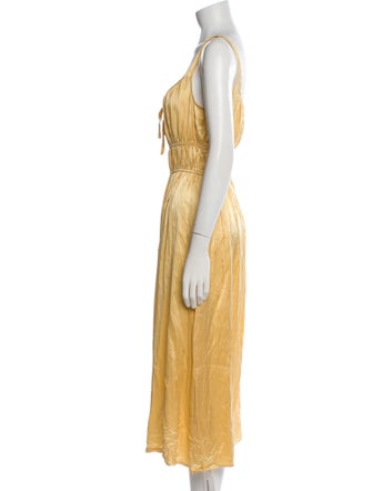 Reformation Silk Midi Length Dress