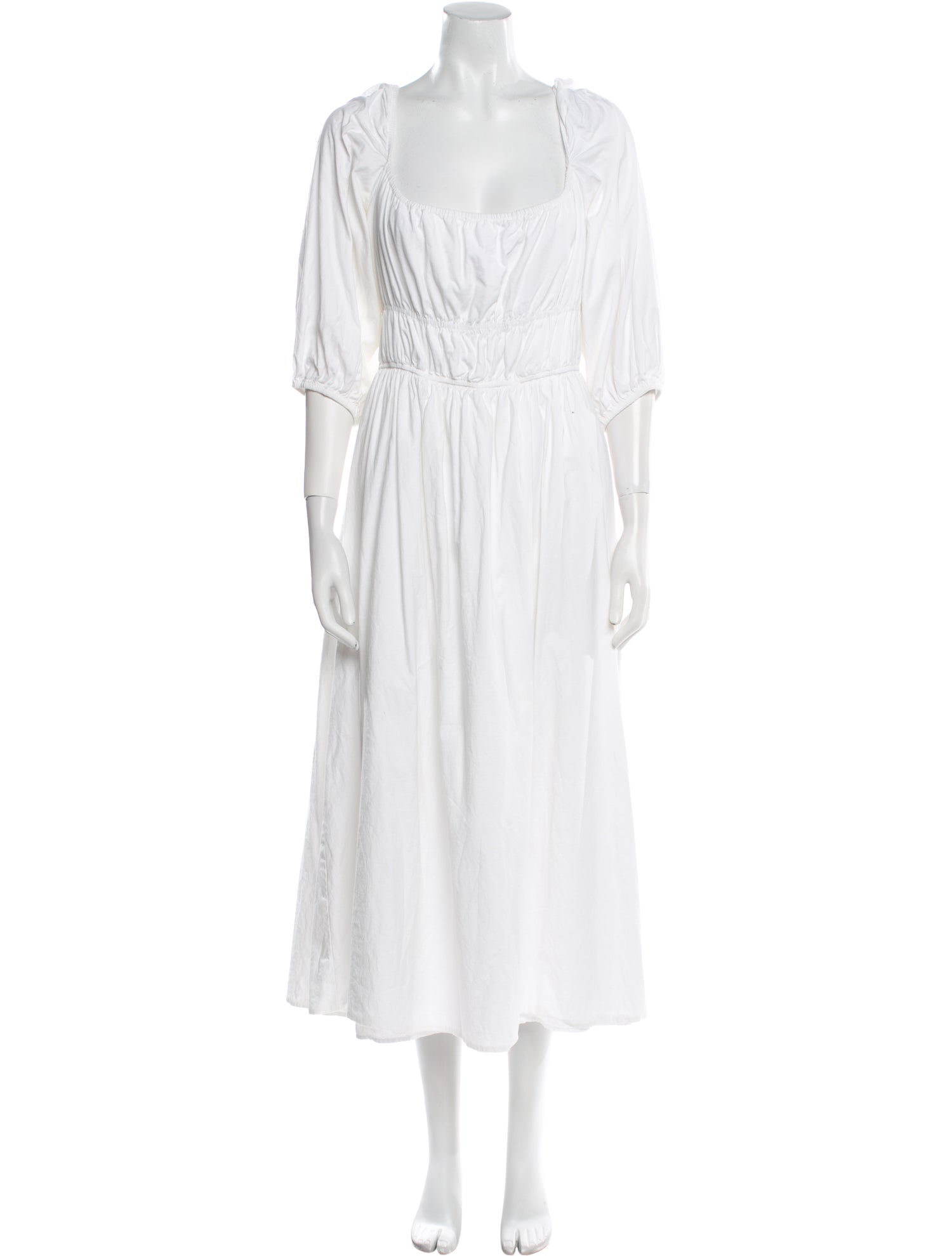 Reformation Square Neckline Long Dress