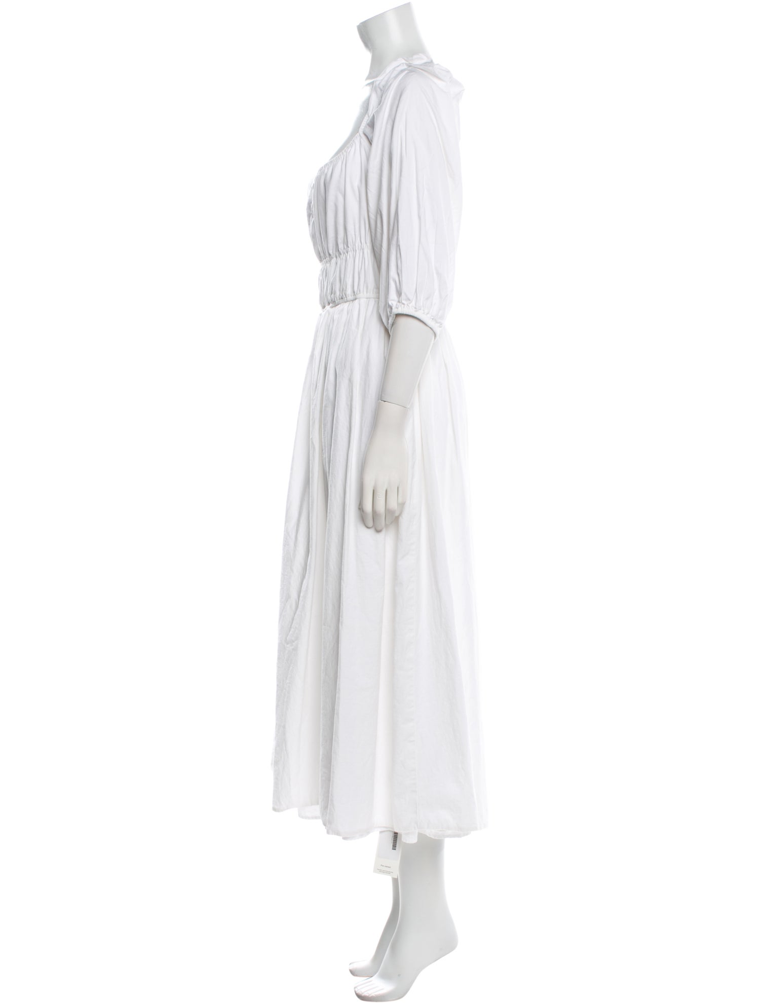 Reformation Square Neckline Long Dress