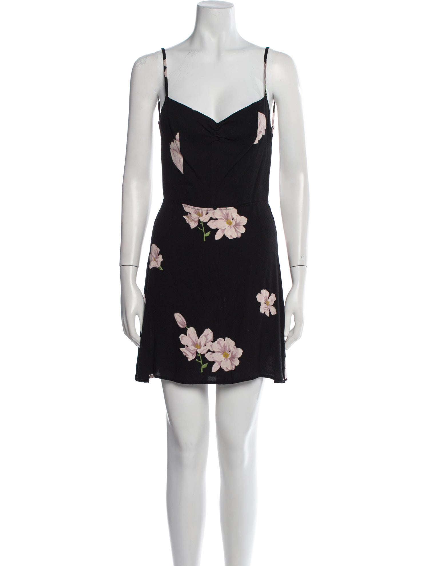 Reformation Floral Print Mini Dress