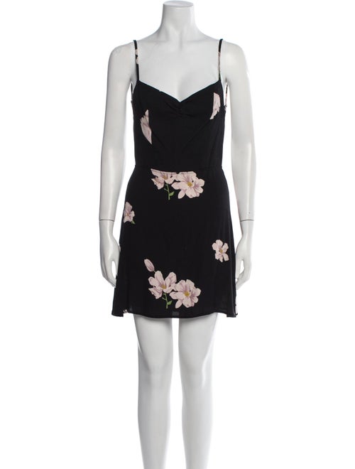 Reformation Floral Print Mini Dress