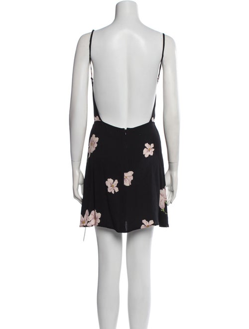 Reformation Floral Print Mini Dress