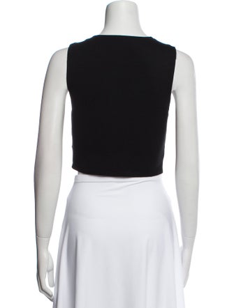 Reformation Crew Neck Sleeveless Crop Top
