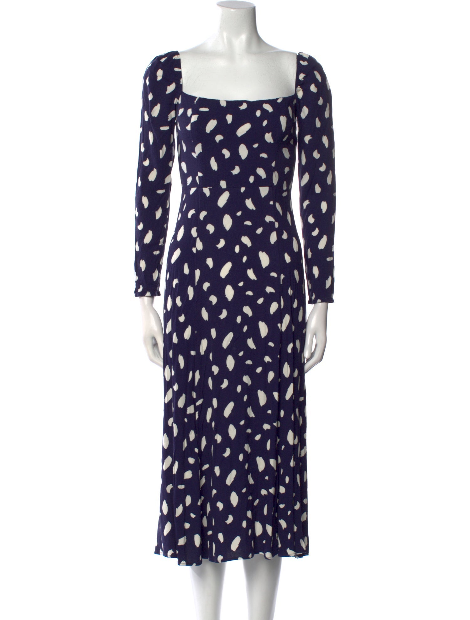 Reformation Printed Midi Length Dress