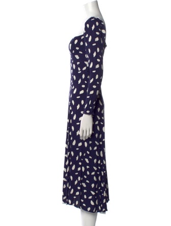 Reformation Printed Midi Length Dress