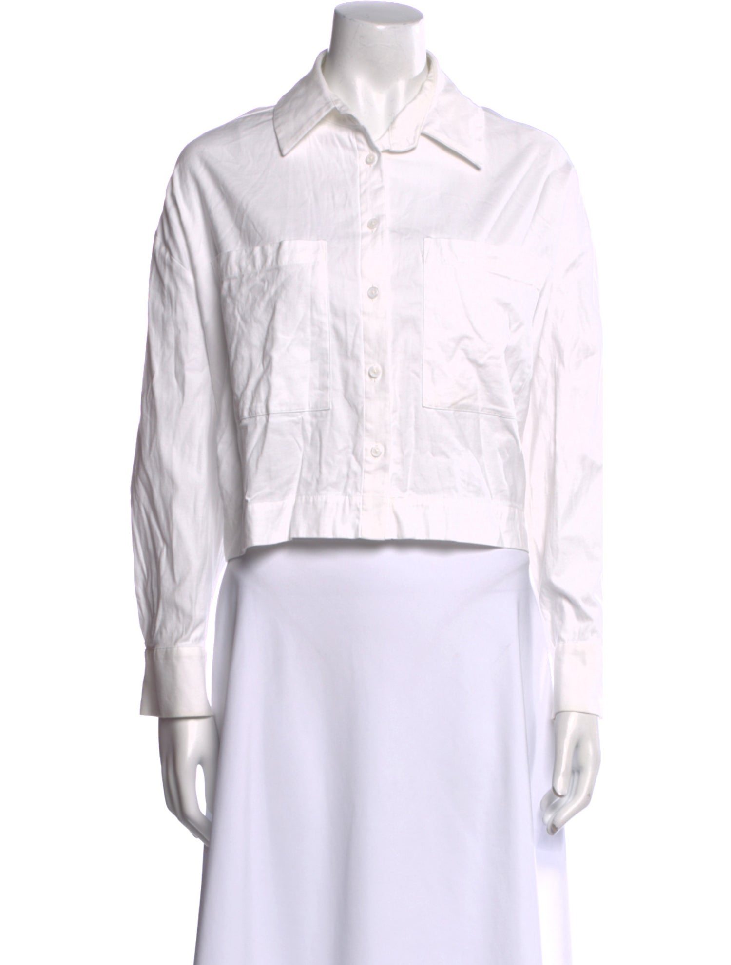 Reformation Long Sleeve Button-Up Top