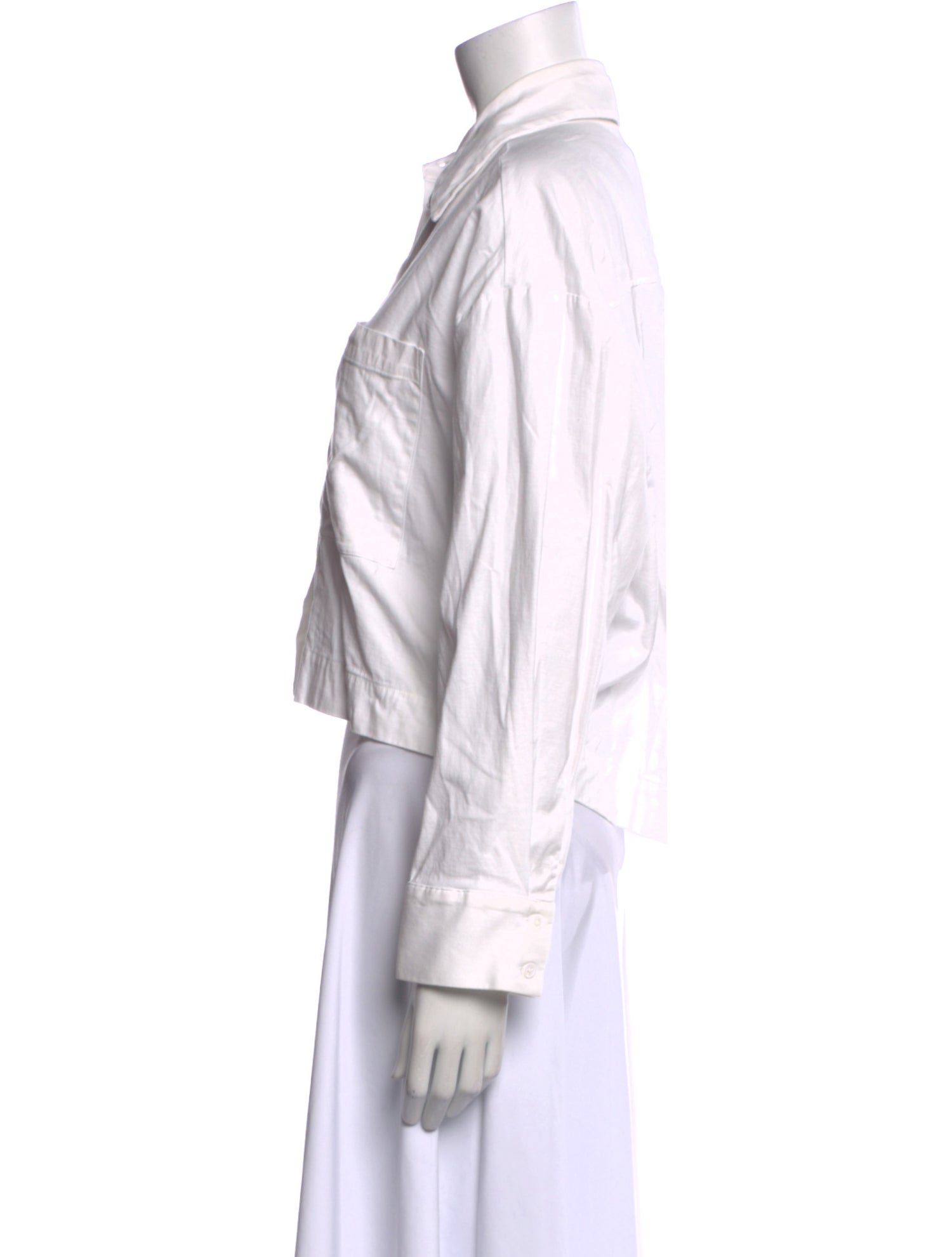 Reformation Long Sleeve Button-Up Top