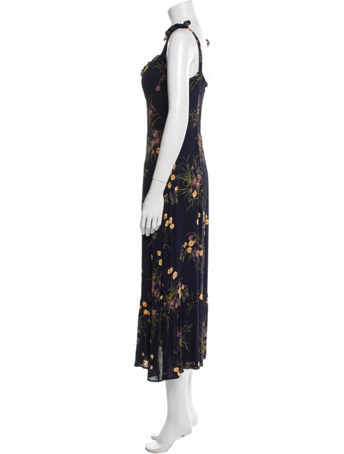 Reformation Floral Print Long Dress