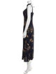 Reformation Floral Print Long Dress