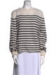 Reformation Cashmere Striped Sweater