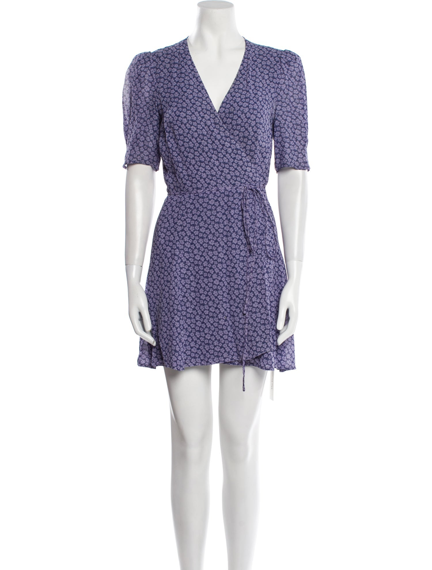 Reformation Floral Print Mini Dress