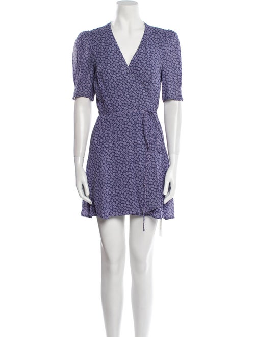 Reformation Floral Print Mini Dress