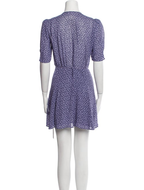 Reformation Floral Print Mini Dress