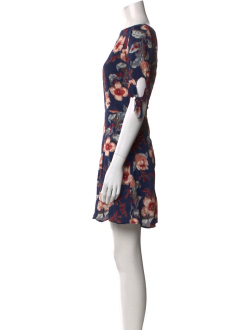 Reformation Floral Print Mini Dress