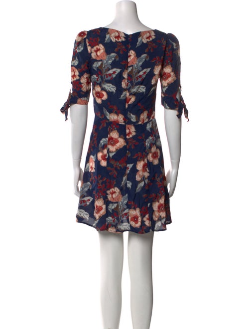 Reformation Floral Print Mini Dress