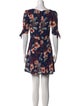 Reformation Floral Print Mini Dress