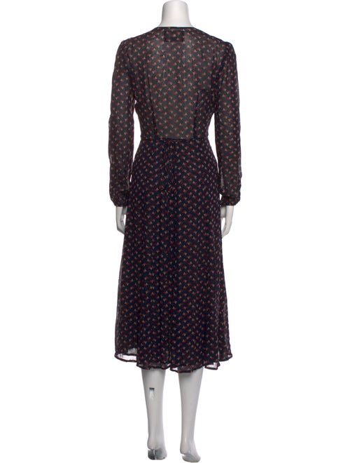 Reformation Printed Long Dress