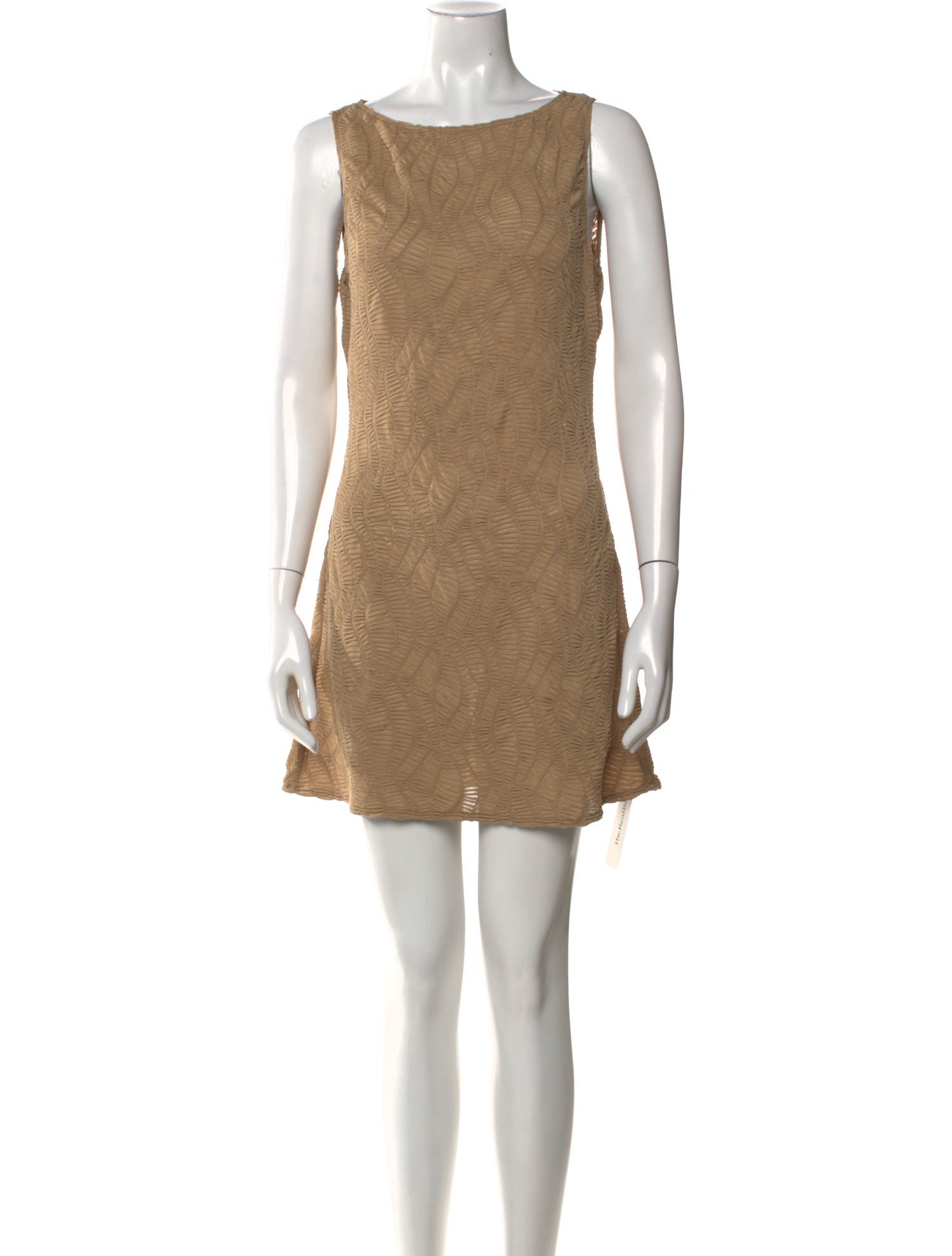 Reformation Bateau Neckline Mini Dress