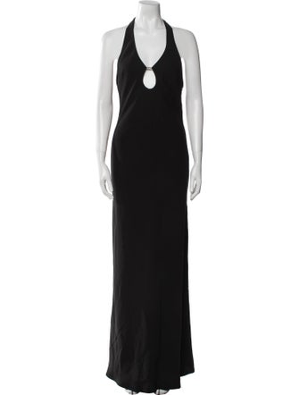Reformation Halterneck Long Dress