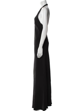 Reformation Halterneck Long Dress