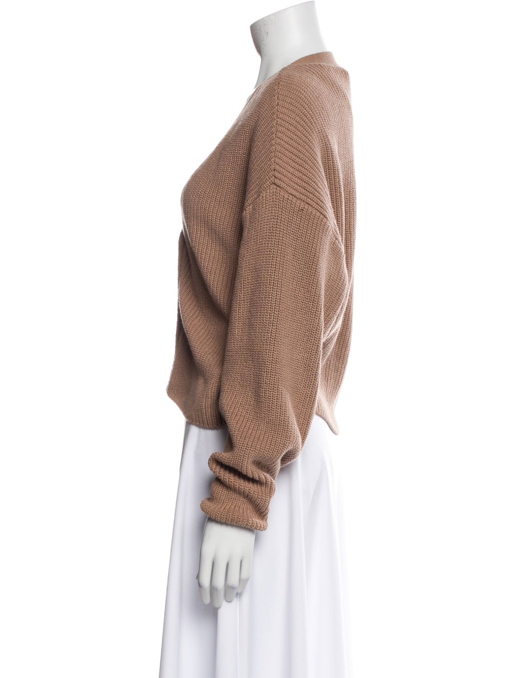 Reformation Jacket Brown Printed Shawl Collar - image 2