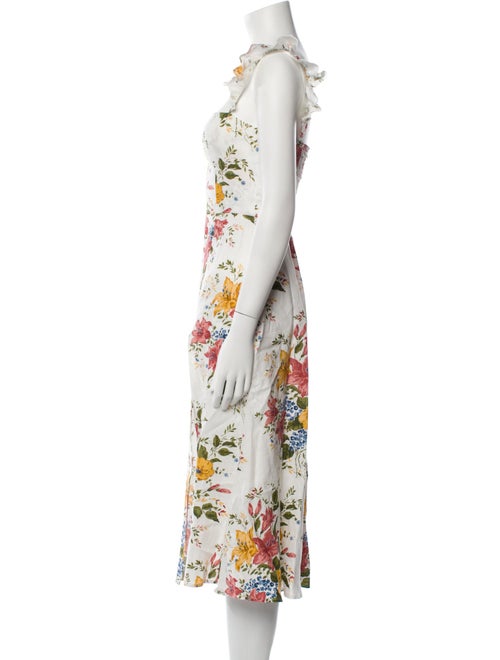 Reformation Linen Midi Length Dress