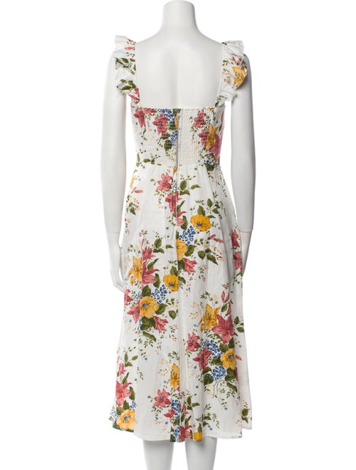 Reformation Linen Midi Length Dress