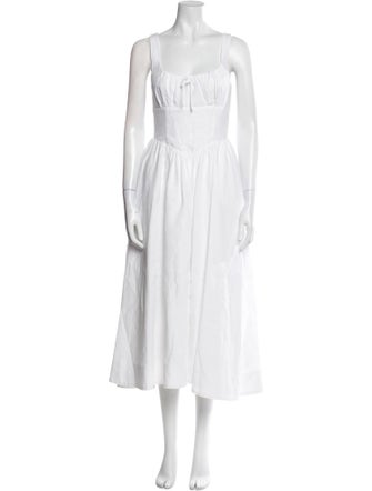 Reformation Linen Long Dress